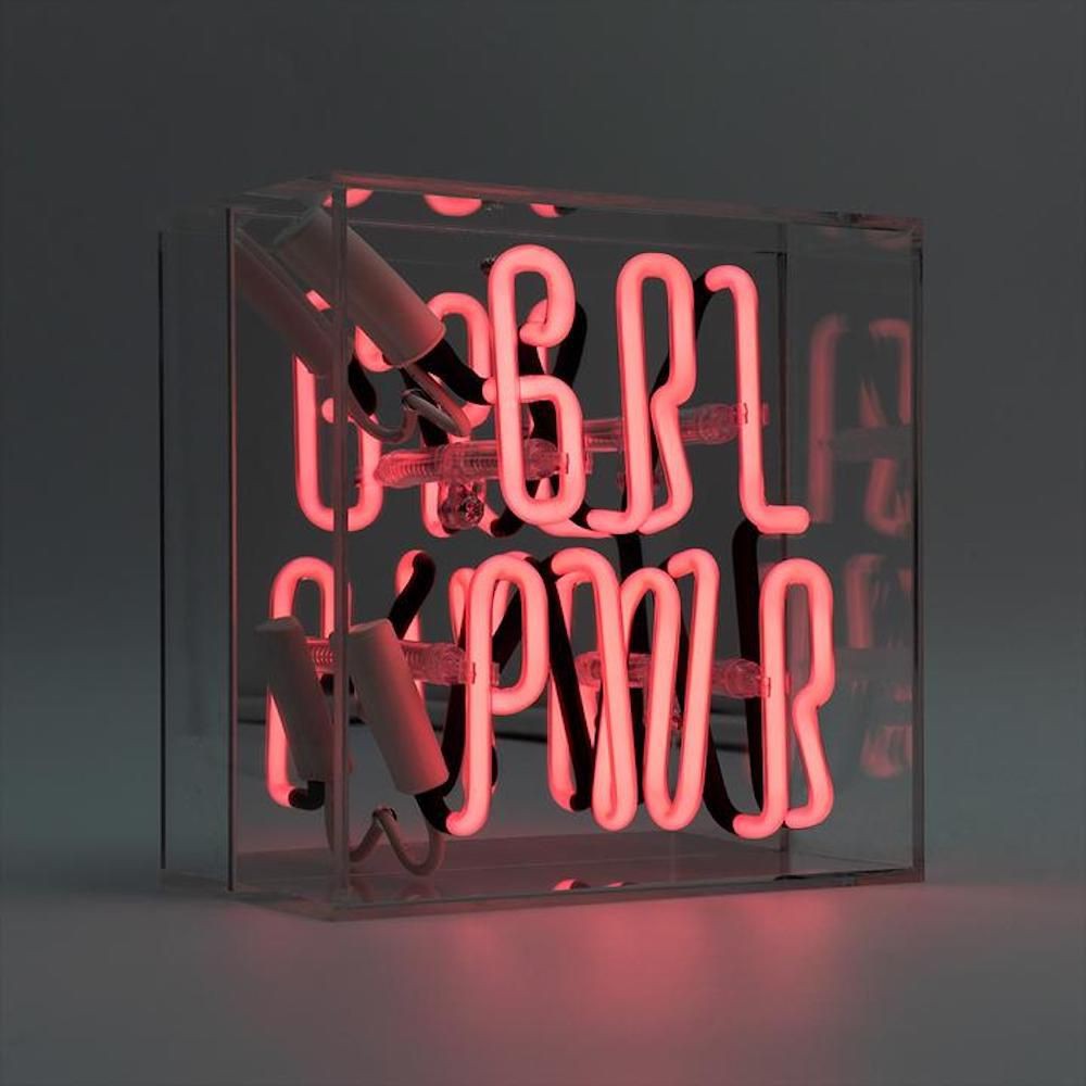 Girl Power Acrylic Box Mini Neon  Your Custom Neon Sign & Neon Signs | Handmade in London by Smithers £95.00      product_fea...