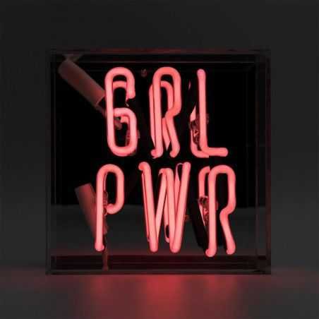 Girl Power Acrylic Box Mini Neon Neon Signs £89.00 Store UK, US, EU, AE,BE,CA,DK,FR,DE,IE,IT,MT,NL,NO,ES,SE