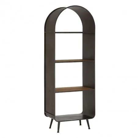 Factory Arched Shelf Unit Storage £458.00 All Rooms Fir Wood Iron product_features