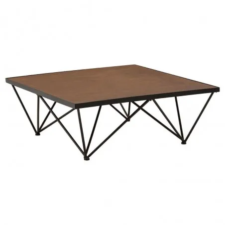 Zig Zag Coffee Table Side Tables & Coffee Tables £390.00 Reception Room Fir Wood Steel product_features