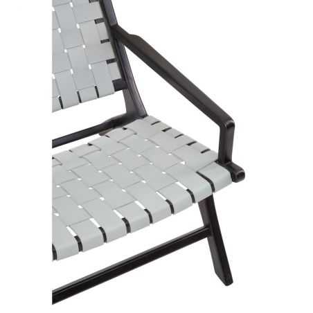 Grey Woven Leather Armchair Retro Furniture  £835.00 Store UK, US, EU, AE,BE,CA,DK,FR,DE,IE,IT,MT,NL,NO,ES,SE