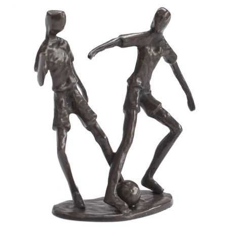 Solid Bronze Footballers Sculpture Retro Gifts £80.00 Store UK, US, EU, AE,BE,CA,DK,FR,DE,IE,IT,MT,NL,NO,ES,SE