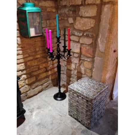 Matte Black Candelabra Smithers Archives Smithers of Stamford £172.00 Store UK, US, EU, AE,BE,CA,DK,FR,DE,IE,IT,MT,NL,NO,ES,S...