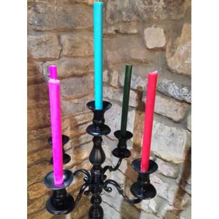 Matte Black Candelabra Smithers Archives Smithers of Stamford £172.00 Store UK, US, EU, AE,BE,CA,DK,FR,DE,IE,IT,MT,NL,NO,ES,S...