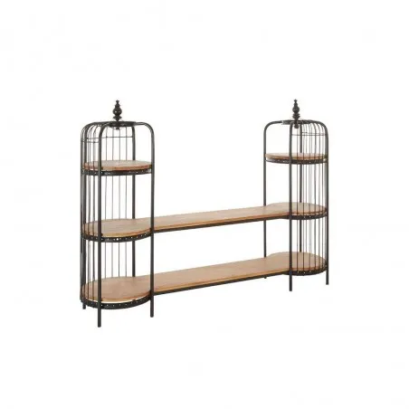 Belsize Long Shelf Unit Storage &pound;1,604.00 All Rooms Fir Wood Iron product_features