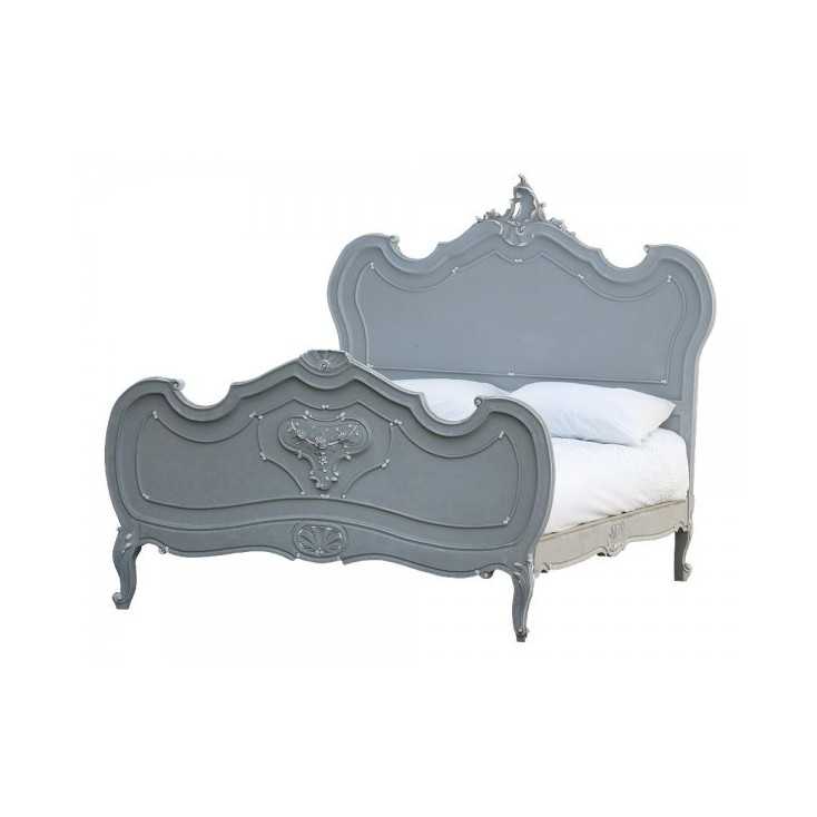 Grey French Style Boudoir Provence Range King Bed Home Smithers of Stamford £1,350.00 Store UK, US, EU, AE,BE,CA,DK,FR,DE,IE,...
