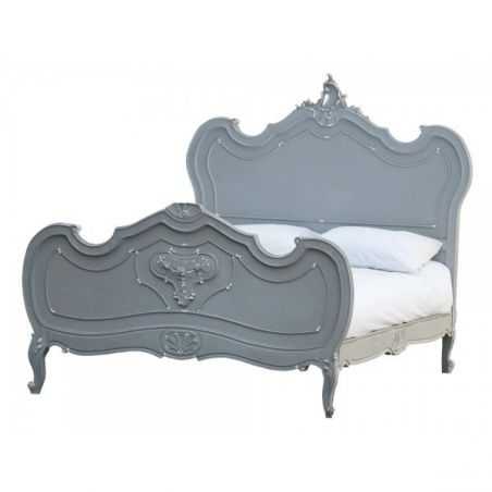 Grey French Style Boudoir Provence Range King Bed Home Smithers of Stamford £1,350.00 Store UK, US, EU, AE,BE,CA,DK,FR,DE,IE,...