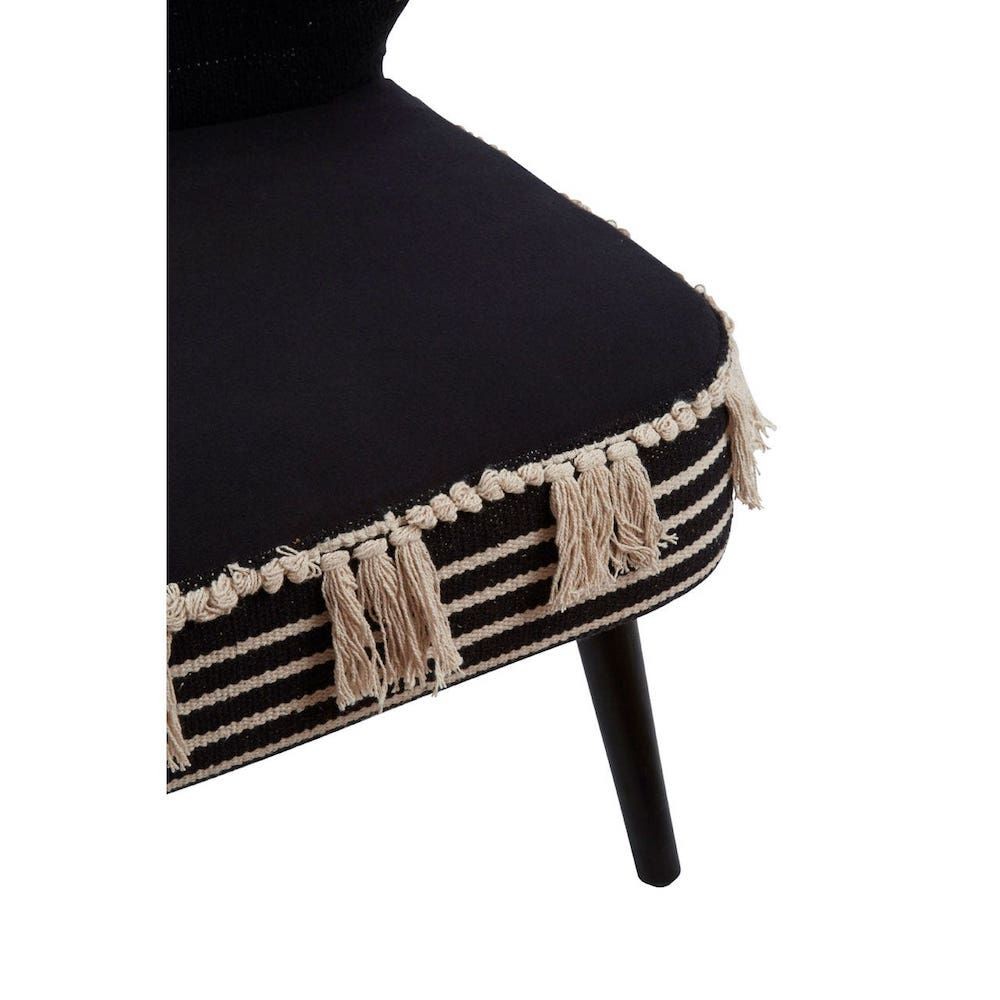 Boho Berber Black Chair Sofas and Armchairs £720.00