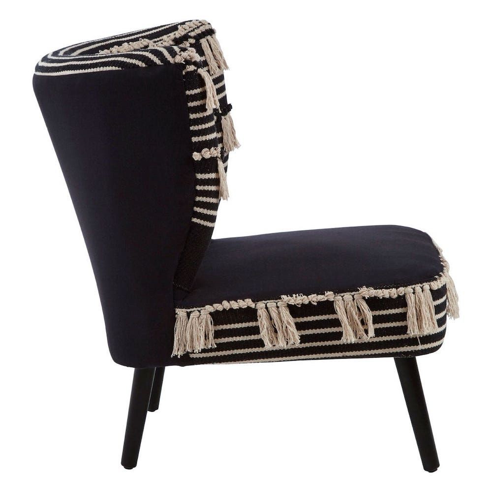 Boho Berber Black Chair Sofas and Armchairs £720.00