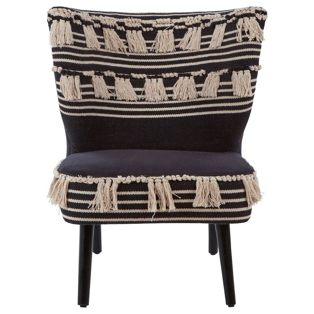 Boho Berber Black Chair Sofas and Armchairs £720.00