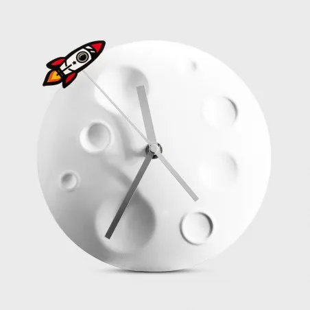 Rocket Moon Clock  Man Cave Furniture & Decor £32.00      product_features