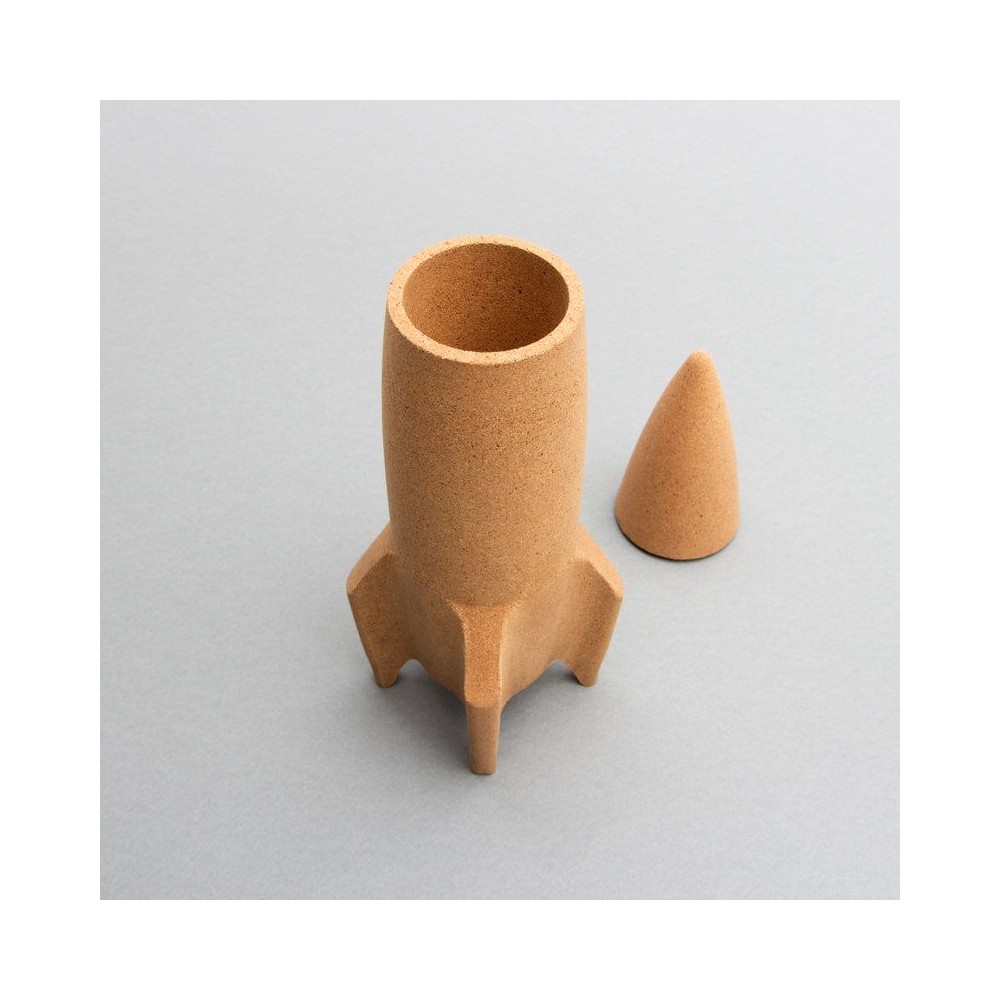 Cork Rocket Desk Tidy Retro Ornaments £24.00