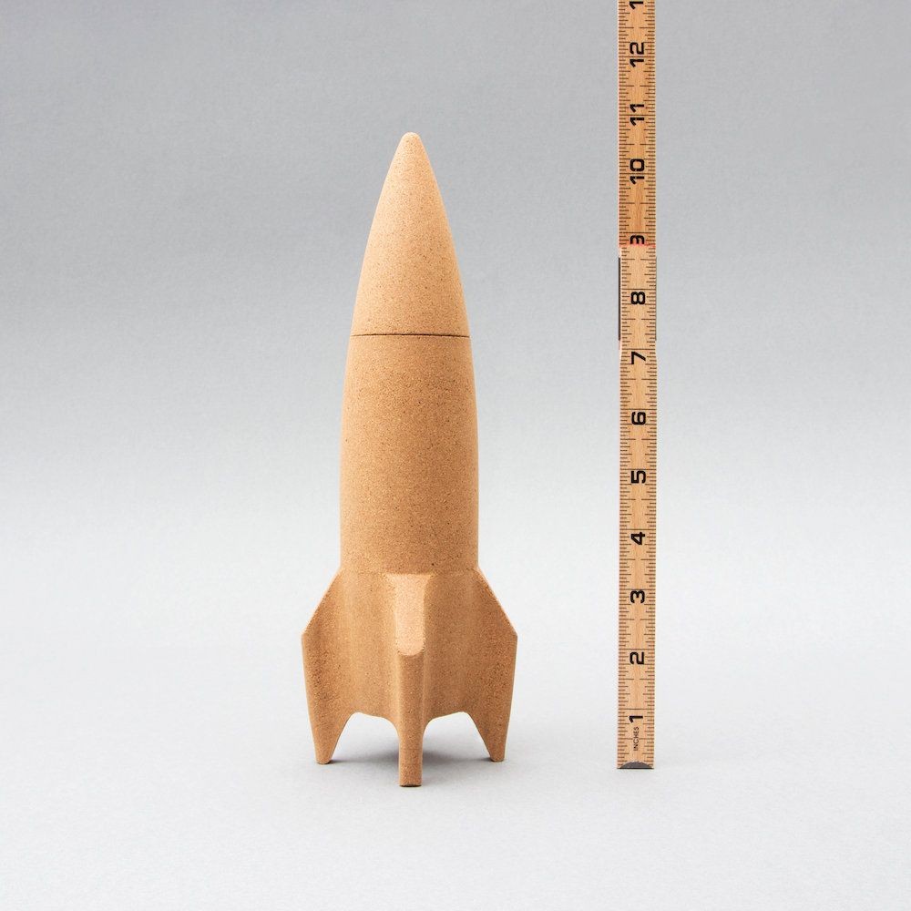 Cork Rocket Desk Tidy Retro Ornaments £24.00