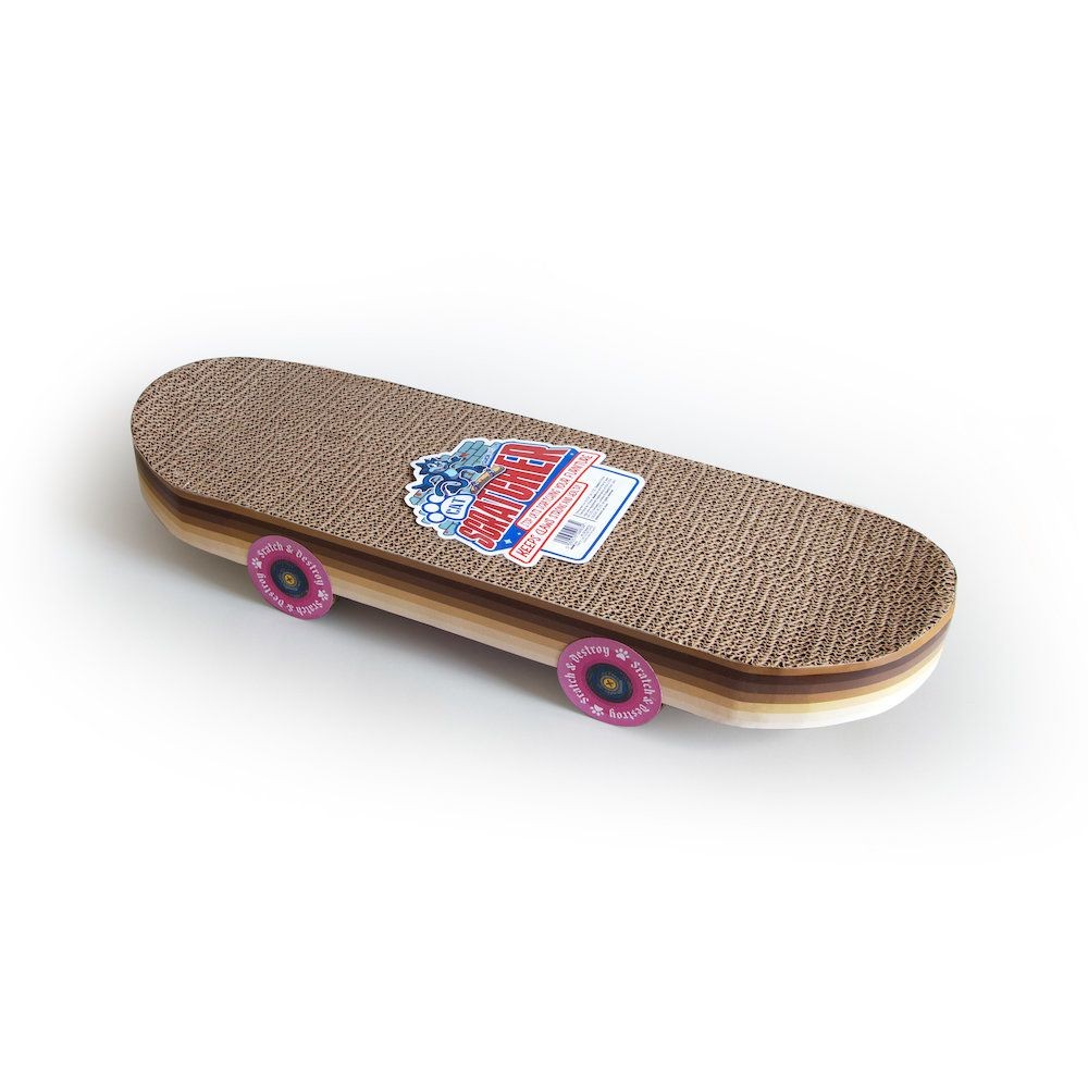 Skateboard Cat Scratcher  Living Room £31.00      product_features