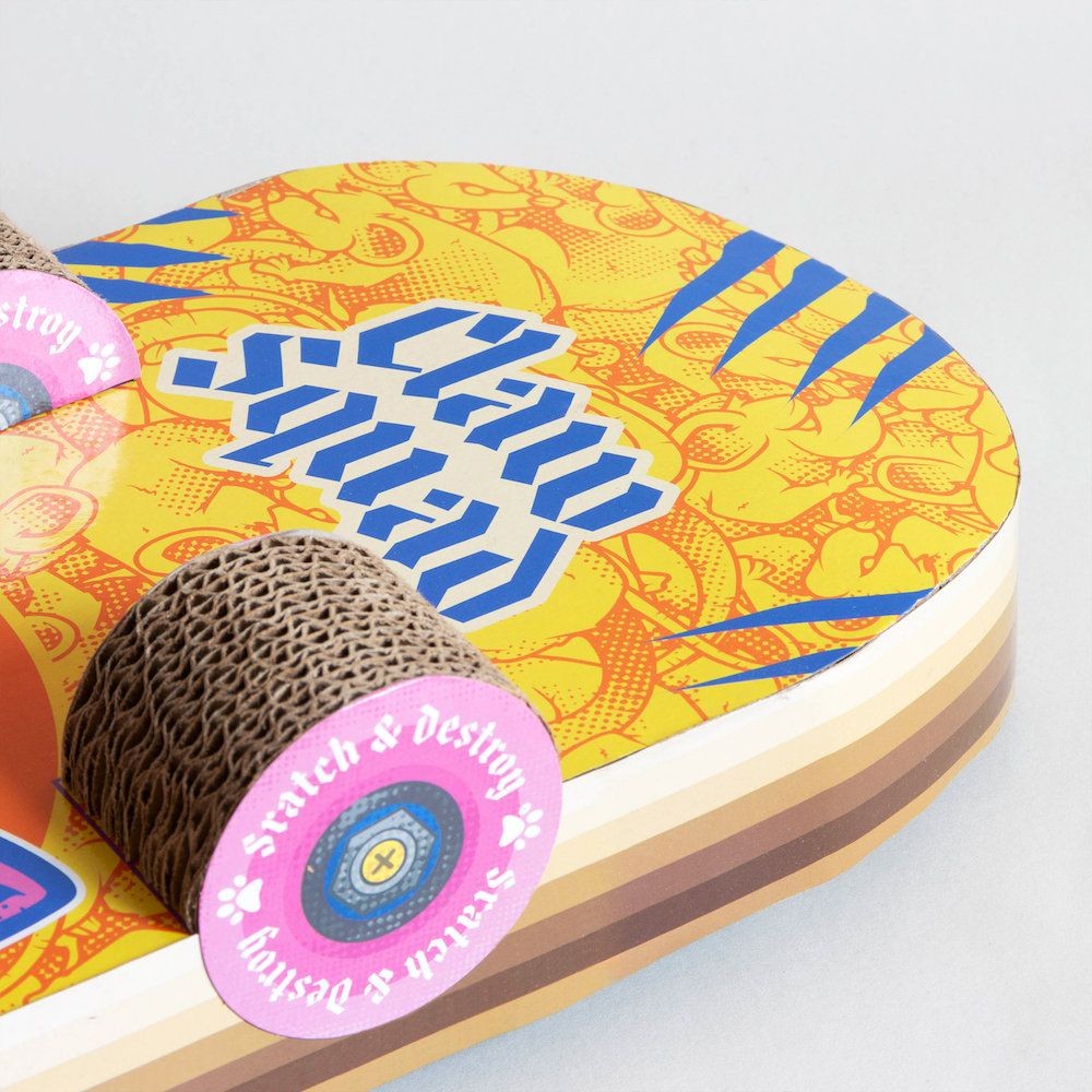 Skateboard Cat Scratcher  Living Room £31.00      product_features
