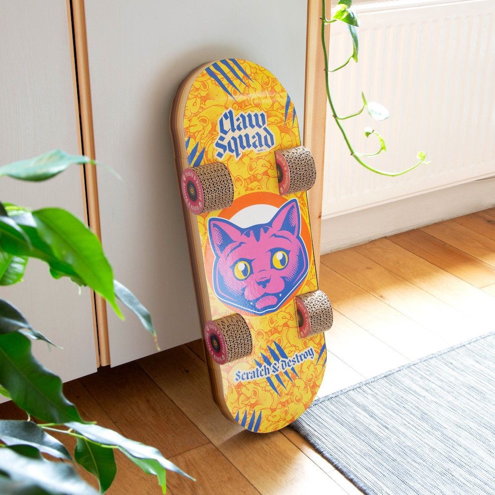 Skateboard Cat Scratcher  Living Room £31.00      product_features
