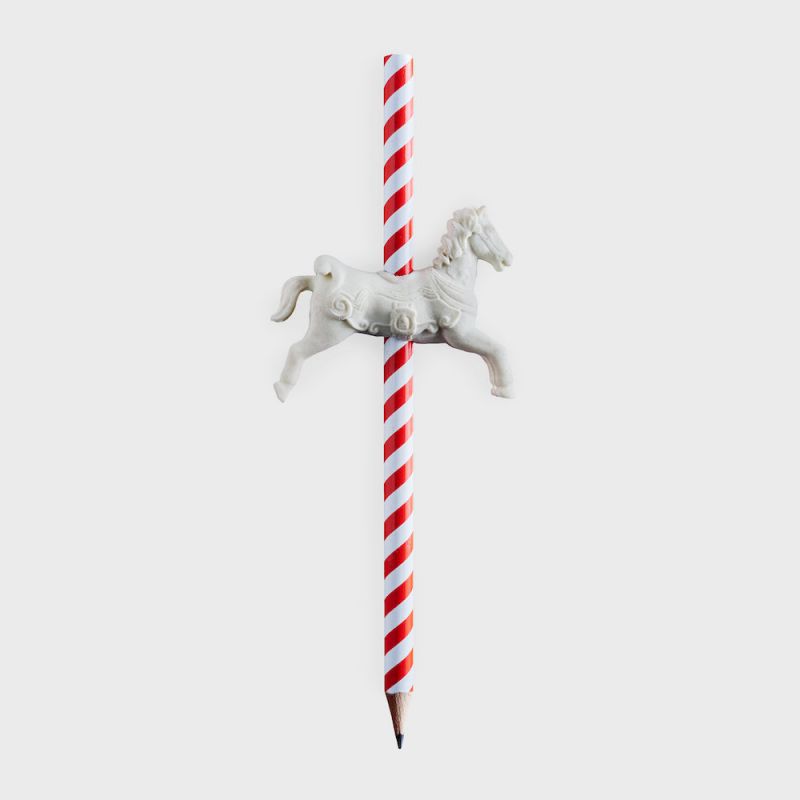 Carousel Pencil & Eraser Christmas Gifts £6.00 Store UK, US, EU, AE,BE,CA,DK,FR,DE,IE,IT,MT,NL,NO,ES,SE