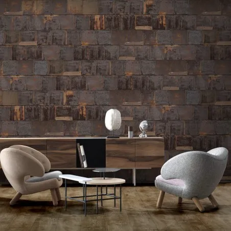 Rusty Metal Wallpaper By Piet Hein Eek Smithers Wallpaper £237.00 All Rooms product_features