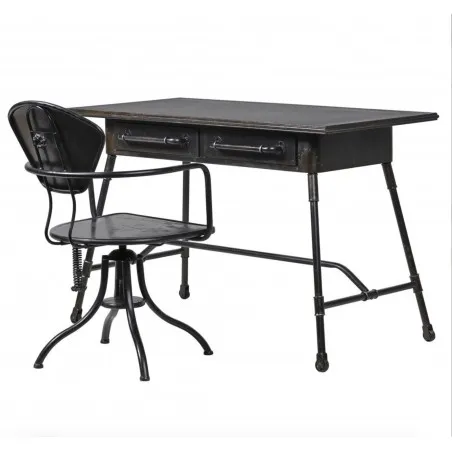 Black Metal Desk Smithers Industrial Furniture &pound;303.00 Office Iron product_features