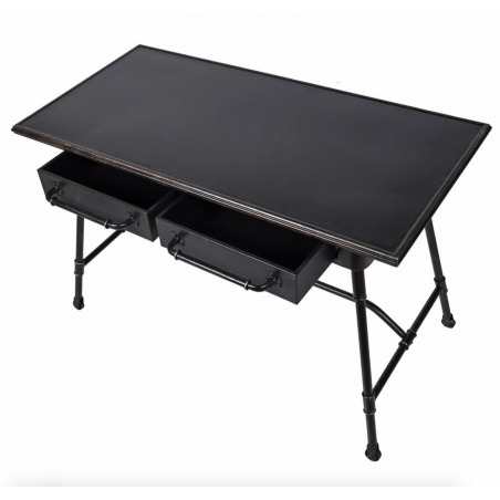 Black Metal Desk Industrial Furniture Smithers of Stamford £330.00 Store UK, US, EU, AE,BE,CA,DK,FR,DE,IE,IT,MT,NL,NO,ES,SE