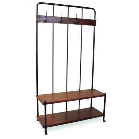 Edisons Coat Rack With Bench Seat Storage Furniture Smithers of Stamford £750.00 Store UK, US, EU, AE,BE,CA,DK,FR,DE,IE,IT,MT...