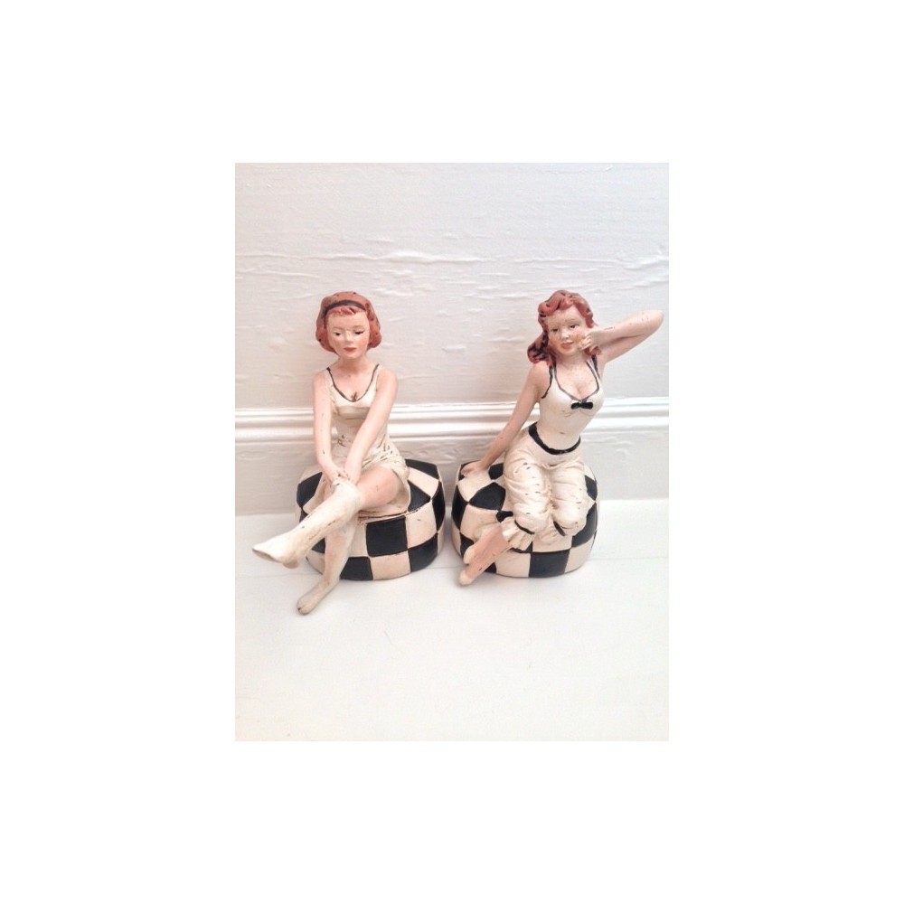 Art Deco Lady Book Ends Archives £69.00
