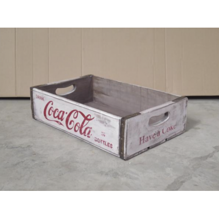 White Coca Cola Wooden Crate This And That Smithers of Stamford £36.00 Store UK, US, EU, AE,BE,CA,DK,FR,DE,IE,IT,MT,NL,NO,ES,SE