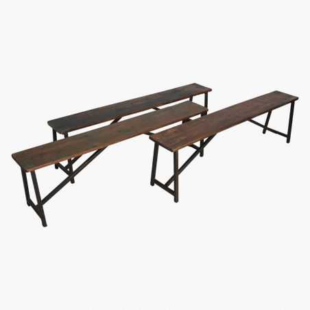 Antique Wooden Bench Industrial Furniture Smithers of Stamford £350.00 Store UK, US, EU, AE,BE,CA,DK,FR,DE,IE,IT,MT,NL,NO,ES,...