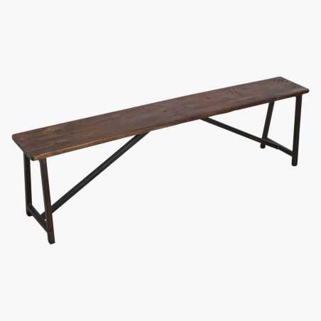 Antique Wooden Bench Industrial Furniture Smithers of Stamford £350.00 Store UK, US, EU, AE,BE,CA,DK,FR,DE,IE,IT,MT,NL,NO,ES,SE