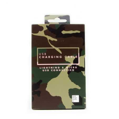 Camouflage Charging Cable Personal Accessories  £7.50 Store UK, US, EU, AE,BE,CA,DK,FR,DE,IE,IT,MT,NL,NO,ES,SECamouflage Char...