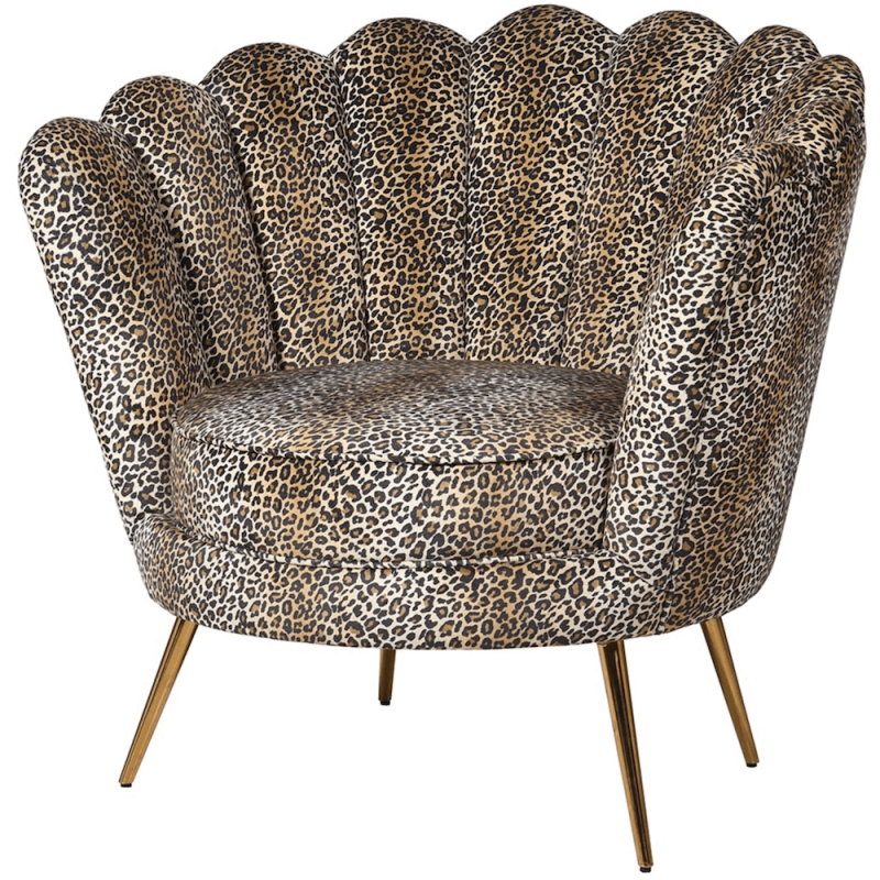 Leopard Print Shell Backed Chair Designer Furniture Smithers of Stamford £690.00 Store UK, US, EU, AE,BE,CA,DK,FR,DE,IE,IT,MT...