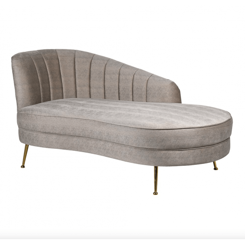 Amelie Grey Chaise Longue Designer Furniture Smithers of Stamford £1,360.00 Store UK, US, EU, AE,BE,CA,DK,FR,DE,IE,IT,MT,NL,N...