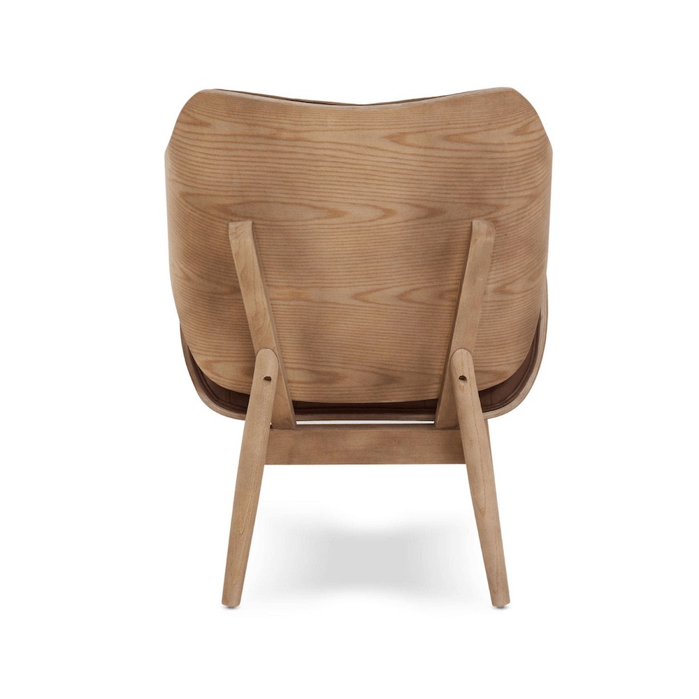 Vincent Brown Leather Chair Smithers Sofas and Armchairs £454.00 Elm product_features