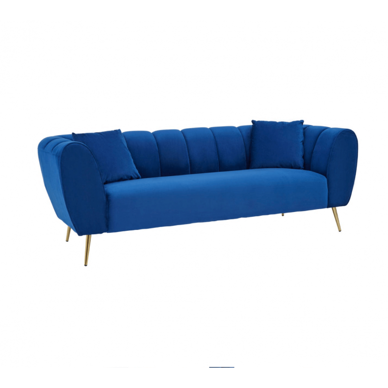 Sienna Velvet Blue Sofa Designer Furniture £1,500.00 Store UK, US, EU, AE,BE,CA,DK,FR,DE,IE,IT,MT,NL,NO,ES,SE
