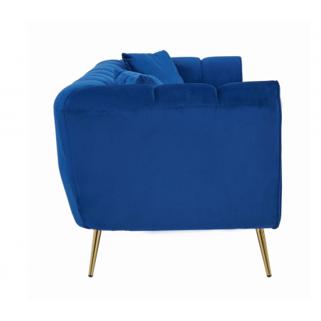 Sienna Velvet Blue Sofa Designer Furniture £1,500.00 Store UK, US, EU, AE,BE,CA,DK,FR,DE,IE,IT,MT,NL,NO,ES,SE