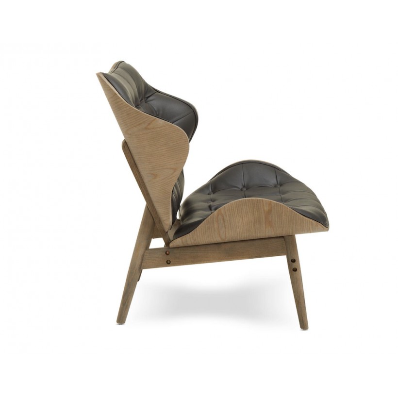 Vincent Black Statement Leather Chair • UK, US & Canada