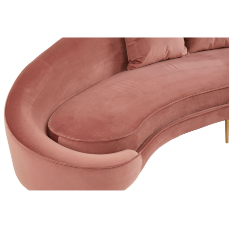 Loren Pink Velvet Sofa Home Smithers of Stamford £2,950.00 Store UK, US, EU, AE,BE,CA,DK,FR,DE,IE,IT,MT,NL,NO,ES,SE