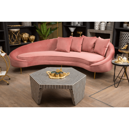 Loren Pink Velvet Sofa Home Smithers of Stamford £2,950.00 Store UK, US, EU, AE,BE,CA,DK,FR,DE,IE,IT,MT,NL,NO,ES,SE