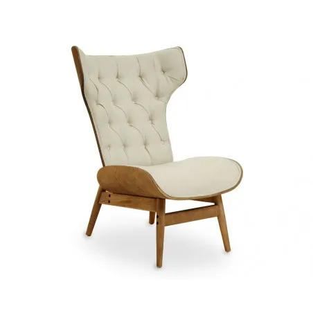 Aurelia Natural Velvet Chair Smithers Sofas and Armchairs £549.00 Elm product_features