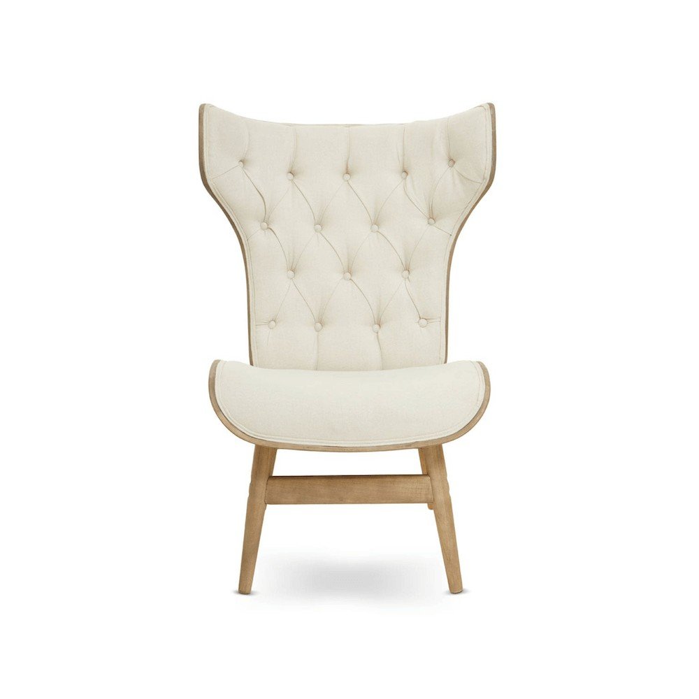 Aurelia Natural Velvet Chair Smithers Sofas and Armchairs £549.00 Elm product_features