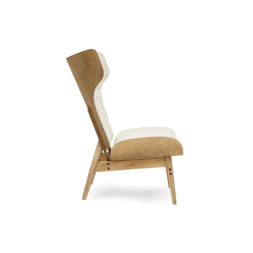 Aurelia Natural Velvet Chair Smithers Sofas and Armchairs £549.00 Elm product_features