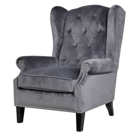 Rémy Grey Velvet Armchair Designer Furniture Smithers of Stamford £820.00 Store UK, US, EU, AE,BE,CA,DK,FR,DE,IE,IT,MT,NL,NO,...