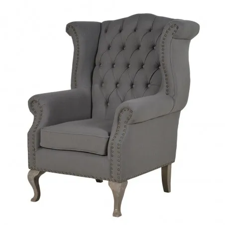 Charles Grey Vintage Style Wingback Armchair Smithers Designer Furniture £1,090.00 Living Room product_features
