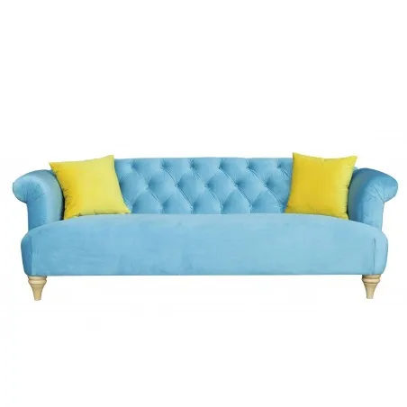 McQueen Velvet Blue Sofa Designer Furniture £1,599.00 product_features