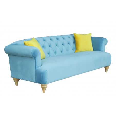 McQueen Velvet Blue Sofa Designer Furniture  £1,744.00 Store UK, US, EU, AE,BE,CA,DK,FR,DE,IE,IT,MT,NL,NO,ES,SE