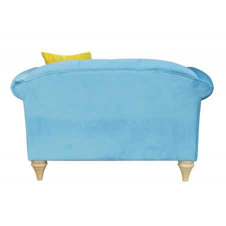 McQueen Velvet Blue Love Seat Designer Furniture  £1,328.00 Store UK, US, EU, AE,BE,CA,DK,FR,DE,IE,IT,MT,NL,NO,ES,SE
