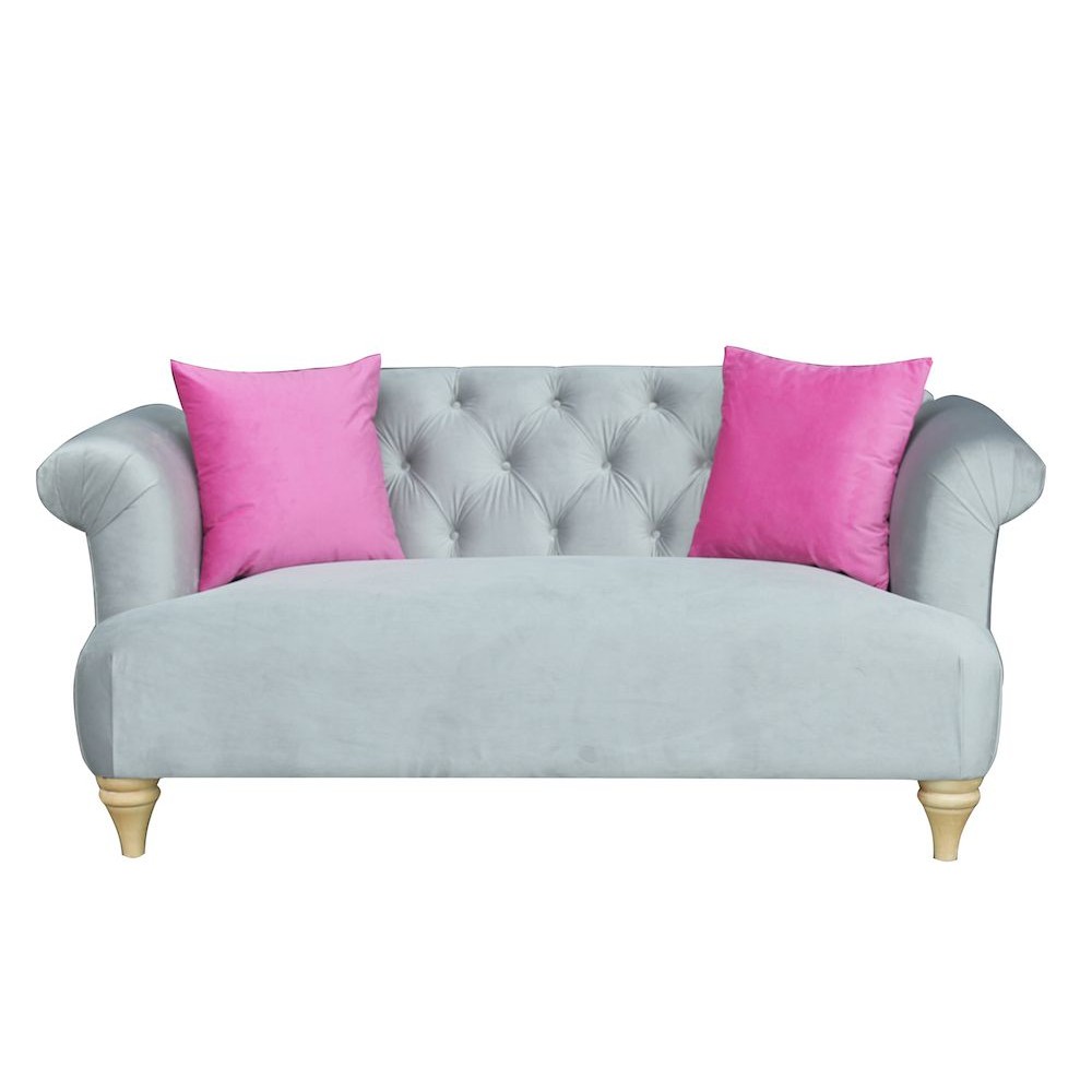 McQueen Grey Love Seat Designer Furniture £1,217.00 product_features