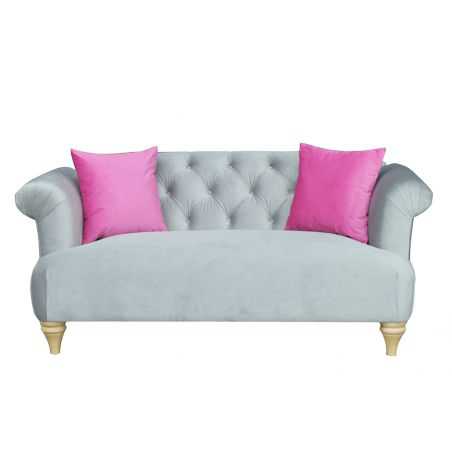 McQueen Grey Love Seat Designer Furniture £1,328.00 Store UK, US, EU, AE,BE,CA,DK,FR,DE,IE,IT,MT,NL,NO,ES,SE