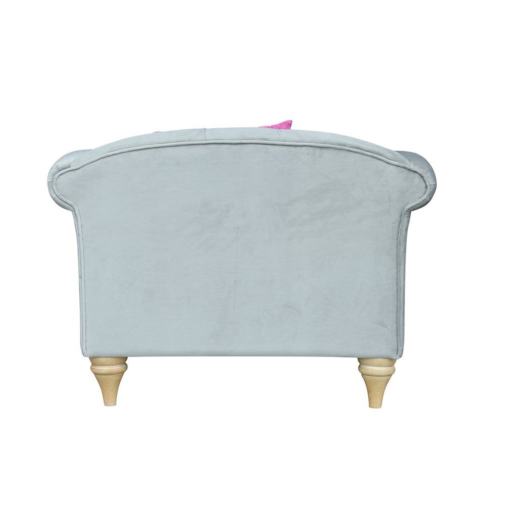 McQueen Velvet Grey Armchair Designer Furniture £969.00 product_features