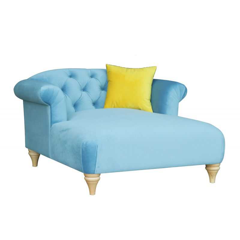 McQueen Velvet Blue Chaise Designer Furniture  £1,620.00 Store UK, US, EU, AE,BE,CA,DK,FR,DE,IE,IT,MT,NL,NO,ES,SE